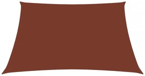 vidaXL terrakotta téglalap alakú oxford-szövet napvitorla 2,5 x 3 m