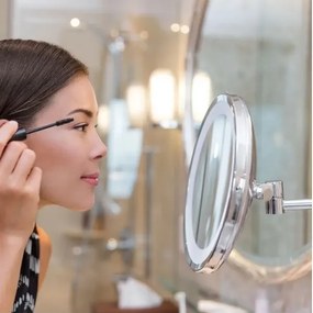 LED Fali kozmetikai tükör LED/3W/6V 4xAA IP44