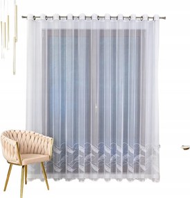 Függöny Készre Szerelve, Divatos Toll Minta Hosszú 150x255