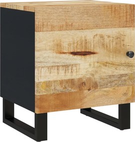 vidaXL tömör mangófa éjjeliszekrény 40 x 33 x 46 cm
