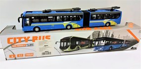 36 Cm Rc Távirányítós Csuklós Trolibusz 3.7V Lítium Akkuval1:32 Méretarány Busz