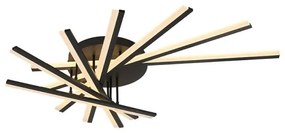 LED Dimmelhető felületre szerelhető csillár LED/120W/230V 3000-6500K + távirányítás