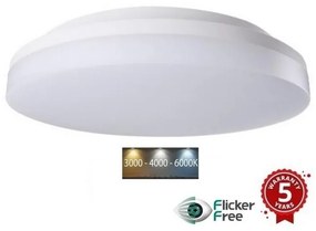 Sinclair RDTJ 30CCT - LED Felületre szerelhető lámpa RDTJ LED/30W/230V 33 cm fehér