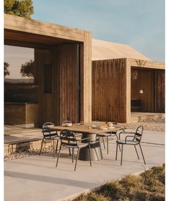 Kerti étkezőasztal 148x148 cm Tudons – Kave Home