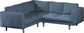 Norsborg 4 személyes sarokkanapé huzat Ikea kék bukla