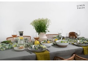 Zöld textil poháralátét szett 4 db-os Lotus – Linen Tales