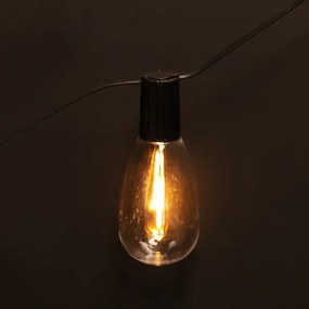 Brilagi - kültéri karácsonyi LED girland 10xLED/3xAA 3,2m IP44 meleg fehér