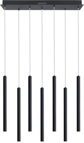 ITALUX PND-22302-7-BK VALDES Többágú Függesztett Lámpa Fehér, Fekete LED IP20