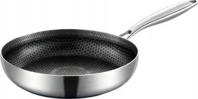 Tapadásmentes Serpenyő Rozsdamentes Acél Vastag 28CM Méhsejt