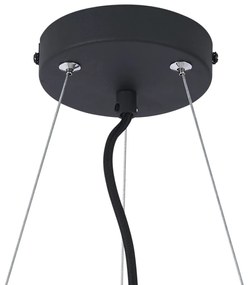 Modern függőlámpa fekete 6-lámpás - Jeana Circle