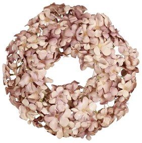 Eglo 428208 - Művirág koszorú SOLVANG átm. 35 cm rózsaszín