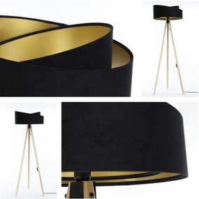 Állólámpa GALAXY 1xE27/60W/230V fekete/bézs