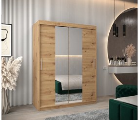 Ruhásszekrény 150 cm Toki 1 (artisan tölgy + artisan tölgy). 1064911