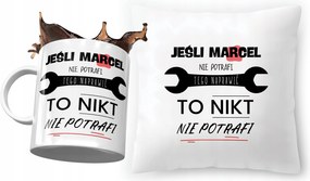 Marcela párna ajándék bögre szett fényképes nyomtatással