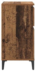 Éjjeliszekrény fiókkal 2 pcs Régi fa 40 x 35 x 70 cm Faanyag