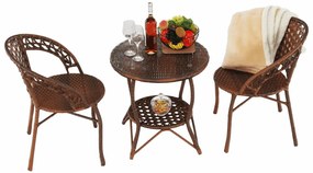 Kerti rattan garnitúra 1+2, JARUB, barna