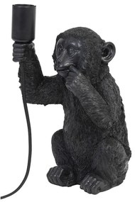 Fekete asztali lámpa (magasság 34 cm) Monkey – Light &amp; Living