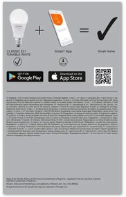 SET 3x LED Dimmelhető izzó SMART + E27/9W/230V 2700K-6500K - Ledvance