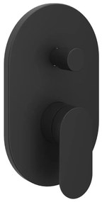 Ravak X070466 - Falba építhető zuhanycsaptelep CHROME fekete