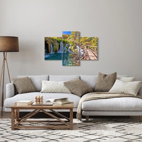 Kép - Bejárat a vízesésekhez (90x60 cm)