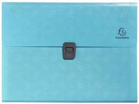 Harmonikamappa, A4, PP, 13 rekeszes, EXACOMPTA Pop&#039;NCo, ciánkék (EX55299E)