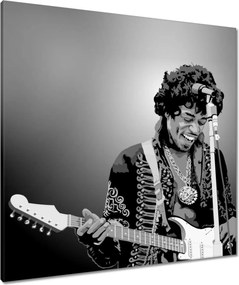 Vászonkép 80x80 Jimi Hendrix Gitár Rock