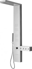 Mexen Natan zuhanypanel kifolyóval, króm - 7626-04-00