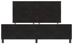 Ágykeret Fekete 180x200 cm Pamut