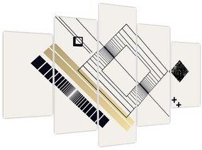 Kép - Geometriai formák N⁰6 (150x105 cm)