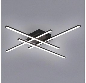 Brilagi - STRIPES LED mennyezeti lámpatest LED/37W/230V fekete BRMX2065-4/CR