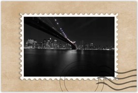 Poszterek 120x80 Lila hídfények