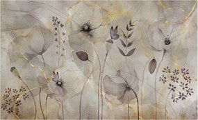 Fali fotótapéta Flizelin a szobába Finom virágok 416x254 Ragasztó