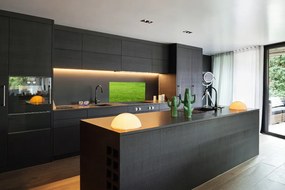 Konyhai dekorpanel Zöld fű pksh-141153462