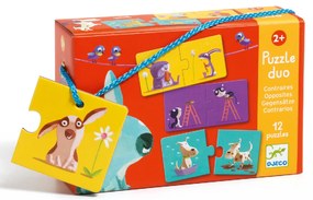 Párosító puzzle - Ellentétek, 24 db-os - Opposites