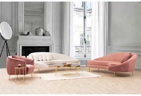 Krémszínű kanapé 255 cm Eses – Artie