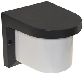Kültéri fali lámpa PETUNIA 1xE27/60W/230V IP44 antracit