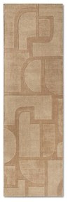 Bézs kézi szövésű gyapjú futószőnyeg 80x250 cm Alexis – Villeroy&amp;Boch