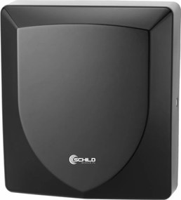 Lapos fekete gyors kézszárító Schild Rozsdamentes Acél 1600W 32000RPM