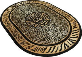 Ovális szőnyeg Bcf 140x200 Klasszikus Divatos Tömör Török Szőnyeg 11b