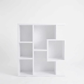 Yegane könyvespolc, fehér, 70,9 cm