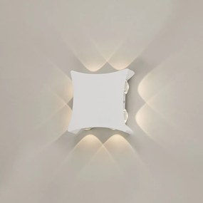ITALUX PL-562-8 PENSA Modern Kültéri Fali Lámpa Fehér LED IP54