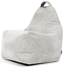 Krémszínű kordbársony babzsákfotel Play Amuse – SLOWDOWN