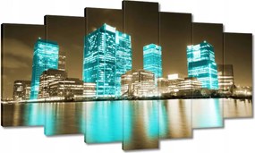 Vászonkép 140x80 Kék felhőkarcolók London