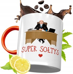 Narancssárga Bögre Soltys Ajándék fényképes nyomtatással