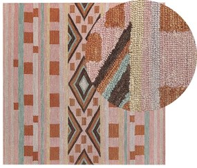Színes gyapjúszőnyeg 200 x 200 cm YOMRA Beliani