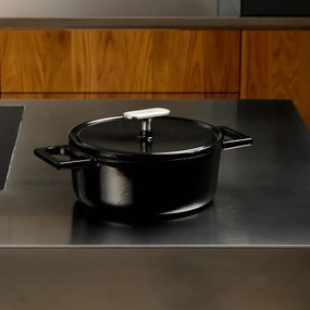 Indukciós tűzhelyhez alkalmas öntöttvas lábas fedővel 2 l Mattia 3.0 – FABINI