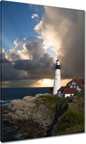 Vászonkép 70x100 Világítótorony Tenger
