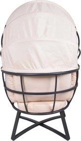 Bézs fém kerti fotel Delos – Garden Pleasure