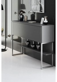 Komód Luxe - Silver, Anthracite