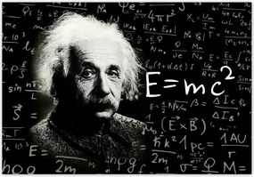 Fotótapéta flizelina 368x254 Albert Einstein E=MC2